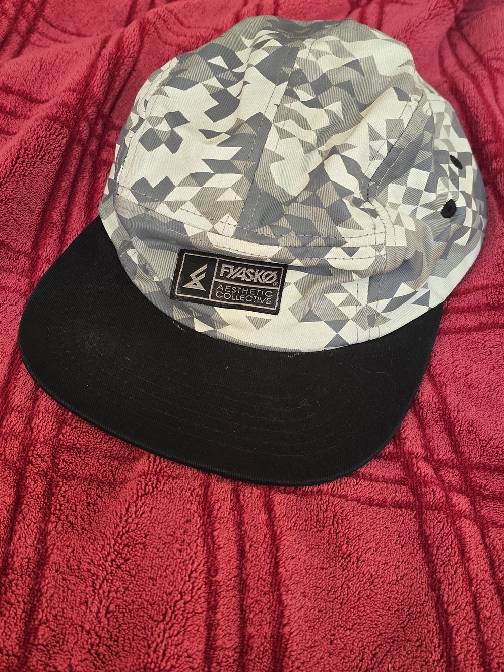 Fyasko Clothing Company Waxed Digital Camo Snapback Hat